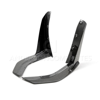 compare product Anderson Composites 2020 Ford Mustang/Shelby GT500 Carbon Fiber Front Splitter Wickers