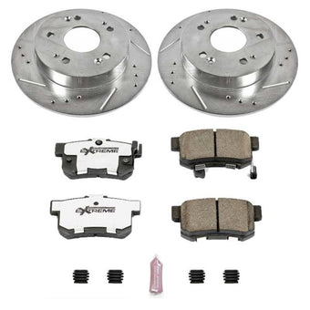 compare product Power Stop 13-15 Acura ILX Rear Z26 Street Warrior Brake Kit