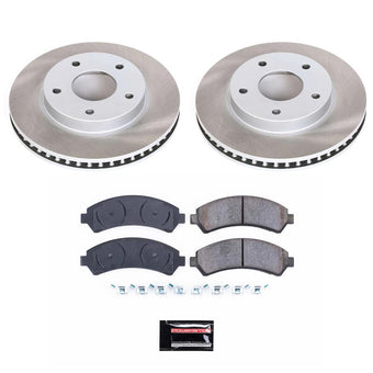 compare product Power Stop 97-01 Oldsmobile Bravada Front Semi-Coated Rotor Kit