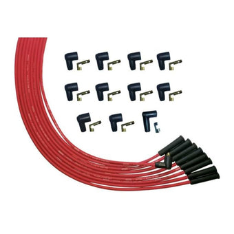 compare product Moroso V8 Universal Str Plug Ends Non- HEI Ultra Spark Plug Wire Set - Red