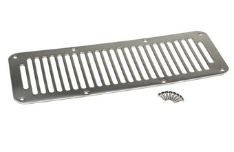 compare product Kentrol 87-95 Jeep Wrangler YJ Hood Vent 8 Holes- Polished Silver