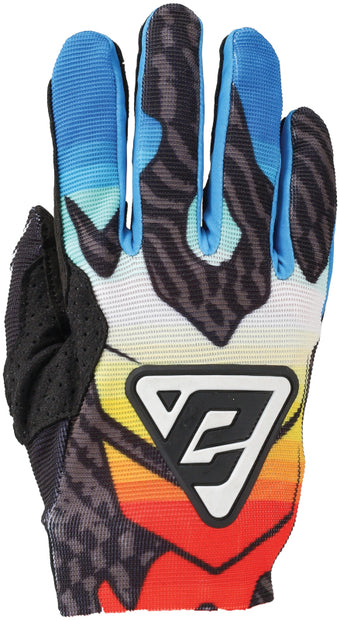 compare product Answer Aerlite Drip Gloves Black/White/Rainbow Youth - Medium