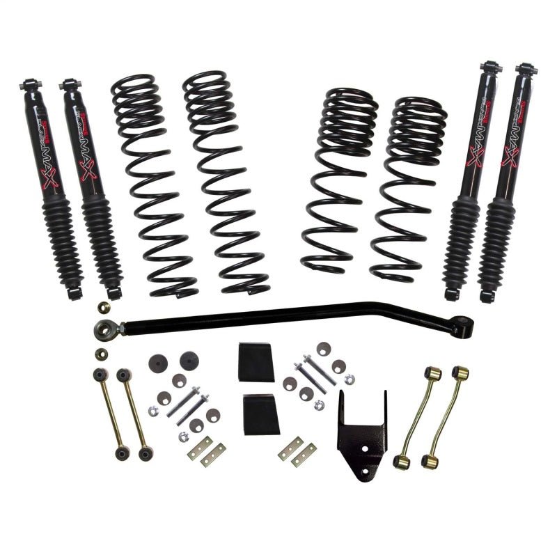 Skyjacker 21 - 23 Jeep Wrangler JL Rubicon 4XE 4 Dr LT 3.75in Coil Sys w/ Black MAX Shocks - My Store