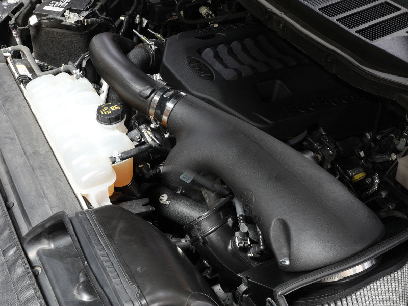 aFe BladeRunner 21 - 22 Ford F - 150 Ecoboost V6 - 3.5L(tt) Aluminum Hot and Cold Charge Pipe Kit Black - My Store