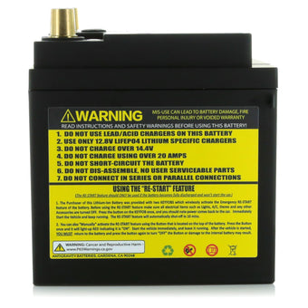 compare product Antigravity H6/Group 48 Lithium Car Battery w/Re-Start