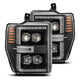 AlphaRex 08 - 10 Ford F250 - 550 NOVA - Series LED Projector Headlights Black w/Activ Light/Seq Signal - My Store