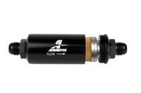 Aeromotive In - Line Filter - (AN - 10 Male) 10 Micron Fabric Element Bright Dip Black Finish - My Store