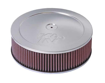 compare product K&N Custom Round Filter 5-1/8in FLG / 11in Dia / 4-3/4in H w/VENT