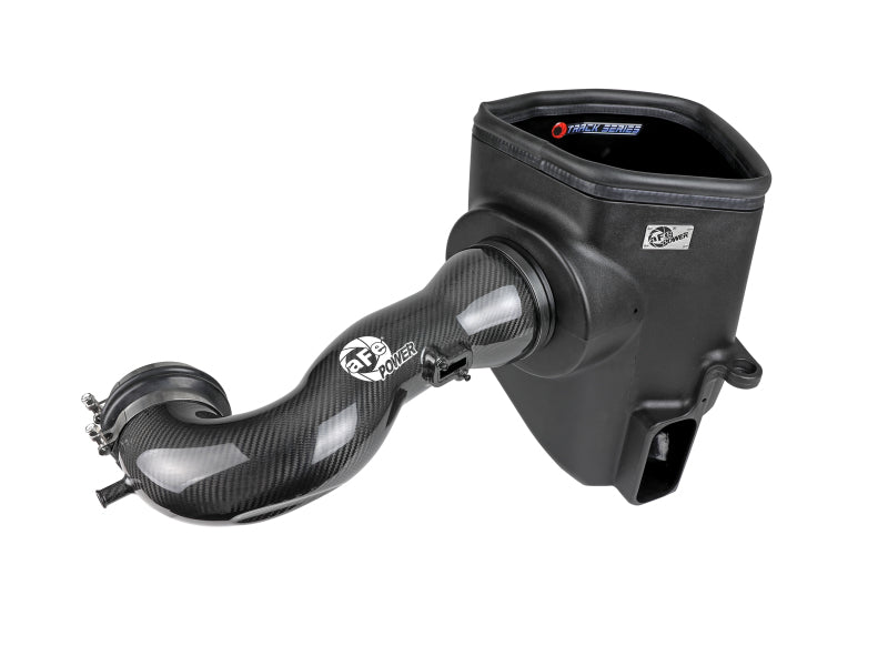 aFe 19 - 21 GM Trucks 5.3L/6.2L Track Series Carbon Fiber Cold Air Intake System W/ Pro Dry S Filters - My Store