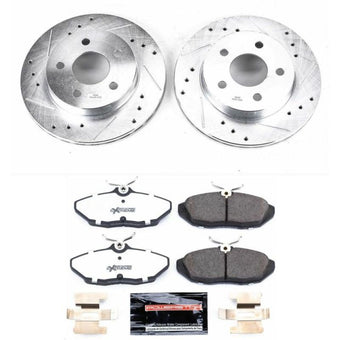 compare product Power Stop 93-97 Ford Thunderbird Rear Z26 Street Warrior Brake Kit
