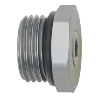 compare product DeatschWerks 8AN ORB Male Plug Fitting with 1/8in NPT Gauge Port - Anodized DW Titanium