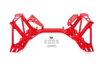 compare product BMR 79-95 Ford Mustang K-Member Premium Version w/o Spring Perches - Red