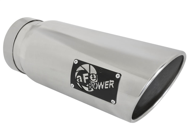 aFe MACHForce - Xp 5in Inlet x 6in Outlet x 15in length Polished Exhaust Tip - My Store
