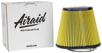 Airaid Universal Air Filter - Cone 6in FLG x 10 - 3/4x7 - 3/4in B x 7 - 1/4x4 - 3/in T x 9in H - Synthaflow - My Store