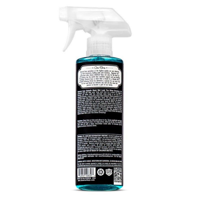 Chemical Guys Galactic Black Wet Tire Shine Coating - 16oz - My Store
