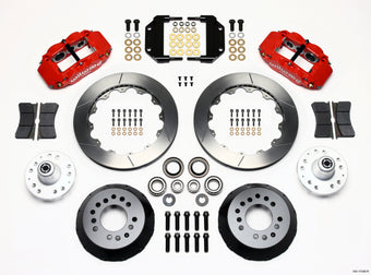 compare product Wilwood Narrow Superlite 6R Front Hub Kit 12.88in Red Magnum Force Drop Spindle