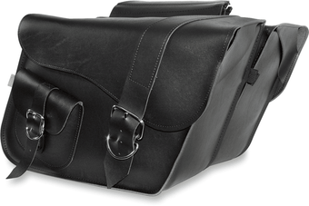 compare product Willie & Max Universal Ranger Large Slant Saddlebags (16 in L x 11 in H x 6.5 in W) - Black