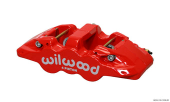 compare product Wilwood Caliper-Aero4 - Red 1.12/1.12in Pistons 1.10in Disc