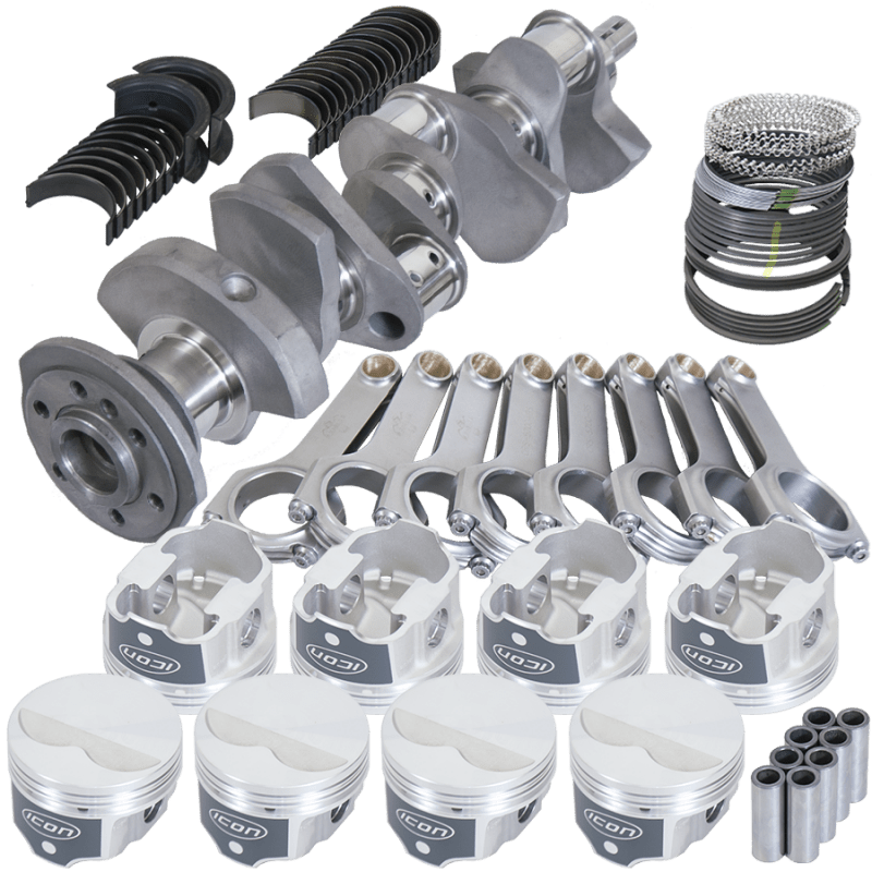 Eagle Chevy 350 3.480in Crank 5.700in H - Beam - 3.7cc Flat Top 4.030in Pistons Rotating Assembly - My Store