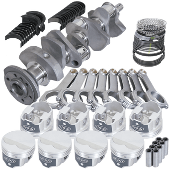 compare product Eagle Chevy 350 3.480in Crank 5.700in H-Beam -3.7cc Flat Top 4.030in Pistons Rotating Assembly
