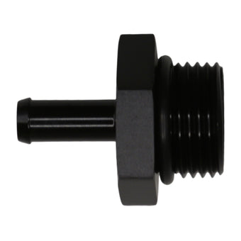 compare product DeatschWerks 10AN ORB Male to 5/16in Male Barb Fitting - Anodized Matte Black