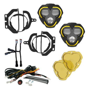 compare product KC HiLiTES FLEX ERA 3 Dual Mode SAE Fog Lights - 2-Light Master Kit for Jeep JL/JT Sport Bumpers