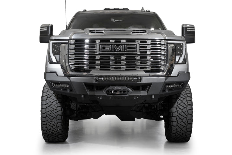 Addictive Desert Designs 24+ GMC 2500/3500 Phantom Front Bumper w/Winch - Hammer Black - My Store