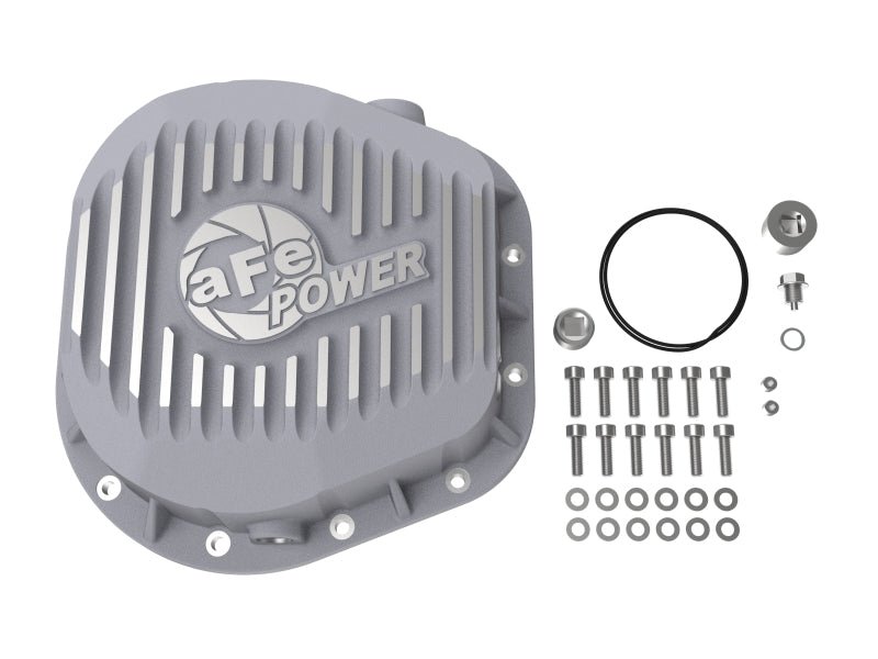 aFe Rear Differential Cover (Raw; Street Series); Ford Diesel Trucks 86 - 13 V8 (td) - My Store