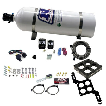 compare product Nitrous Express Dominator Single Entry Billet Crossbar RNC Nitrous Kit (250-750HP) w/15lbbottle