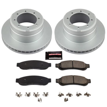 compare product Power Stop 10-12 Ford F-350 Super Duty Rear Z17 Evolution Geomet Coated Brake Kit