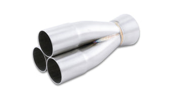 compare product Vibrant 1.625in Inlet Slipover ID 2.5in Outlet OD 3-1 SS Merge Collector