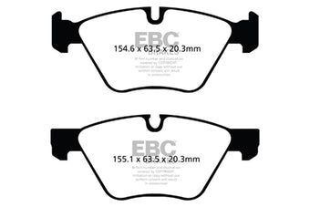 compare product EBC 09+ BMW Z4 3.0 (E89) Greenstuff Front Brake Pads
