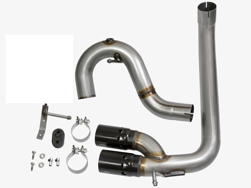 aFe Rebel Series DPF - Back 3in Side Exit SS Exhaust w/ IC Black Tip 2016 GM Colorado/Canyon 2.8L (td) - My Store