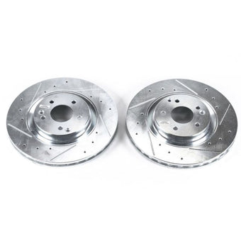 compare product Power Stop 04-07 Mercedes-Benz C230 Front Evolution Drilled & Slotted Rotors - Pair