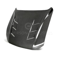 Anderson Composites 2018 Ford Mustang GT Type - SA Style Heat Extractor Double Sided Carbon Fiber Hood - My Store
