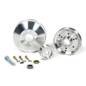 compare product BBK 96-01 Mustang 4.6 GT Cobra Underdrive Pulley Kit - Lightweight CNC Billet Aluminum (3pc)