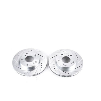 compare product Power Stop 02-06 Acura RSX Front Evolution Drilled & Slotted Rotors - Pair