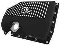 aFe 05 - 19 VW 1.8L/2.0L w/ Oil Sensor Engine Oil Pan Black POWER Street Series w/ Machined Fins - My Store