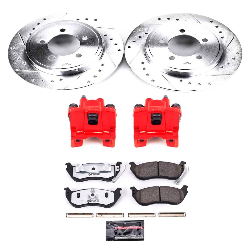 Power Stop 06 - 10 Ford Explorer Rear Z36 Truck & Tow Brake Kit w/Calipers - My Store