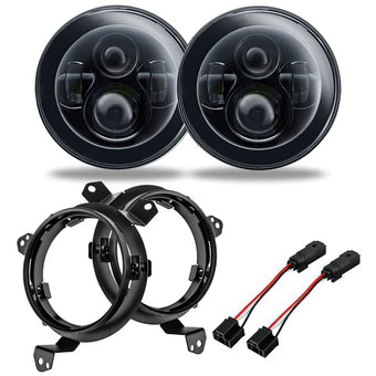 compare product Oracle Jeep Wrangler JL/Gladiator JT 7in. High Powered LED Headlights (Pair) - No Halo