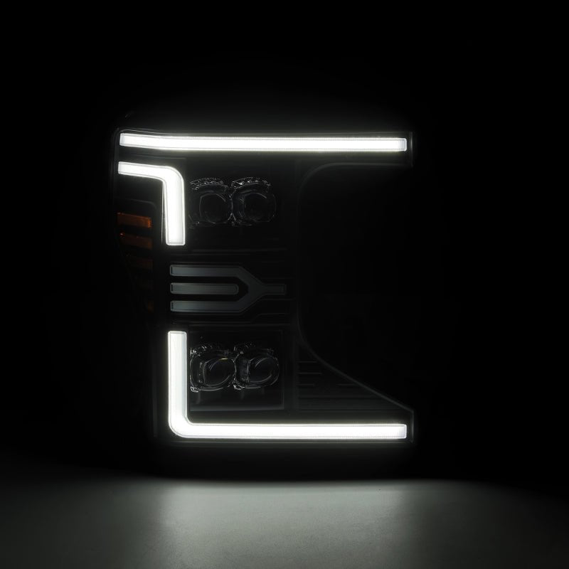 AlphaRex 20 - 22 Ford F - 250/350/450 SD NOVA - Series LED Proj Headlights Bk w/Actv Light SeqSig & SBDRL - My Store