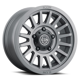 compare product ICON Recon SLX 17x8.5 6x5.5 BP 0mm Offset 4.75in BS 106.1mm Bore Charcoal Wheel