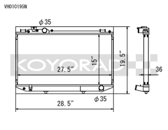 compare product Koyo 89-92 Toyota Cressida 3.0L I6 Manual Only