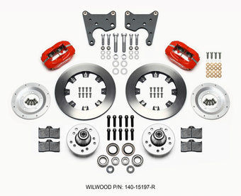 compare product Wilwood Forged Dynalite Front Kit 12.19in Red 65-72 CDP C Body -Drum