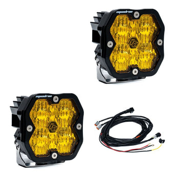 compare product Baja Designs Squadron 2.0 Sport LED Wide Cornering (Pair) - Baja Amber