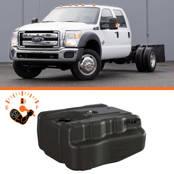compare product Titan Fuel Tanks 11-19 Ford F-350/F-450 Narrow Frame 40 Gallon After-Axle Utility Fuel Tank