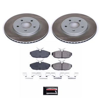 compare product Power Stop 05-11 Ford Mustang Rear Semi-Coated Rotor Kit