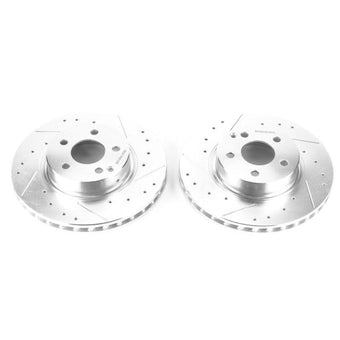 compare product Power Stop 04-06 Mercedes-Benz E500 Front Evolution Drilled & Slotted Rotors - Pair