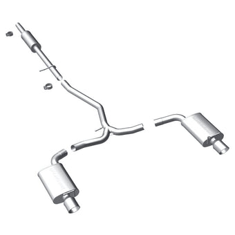 compare product MagnaFlow 11-13 Ford Explorer V6 3.5L SS Catback Exhaust Dual Split Rear Exit w/ 3.5in SS Tips