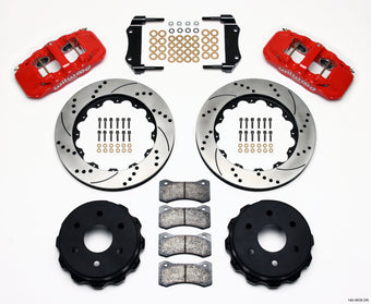 compare product Wilwood AERO4 RearTruck Kit 14.25in Drill Red 1999-2010 GM 1500-SUV 2 Piston OE Caliper